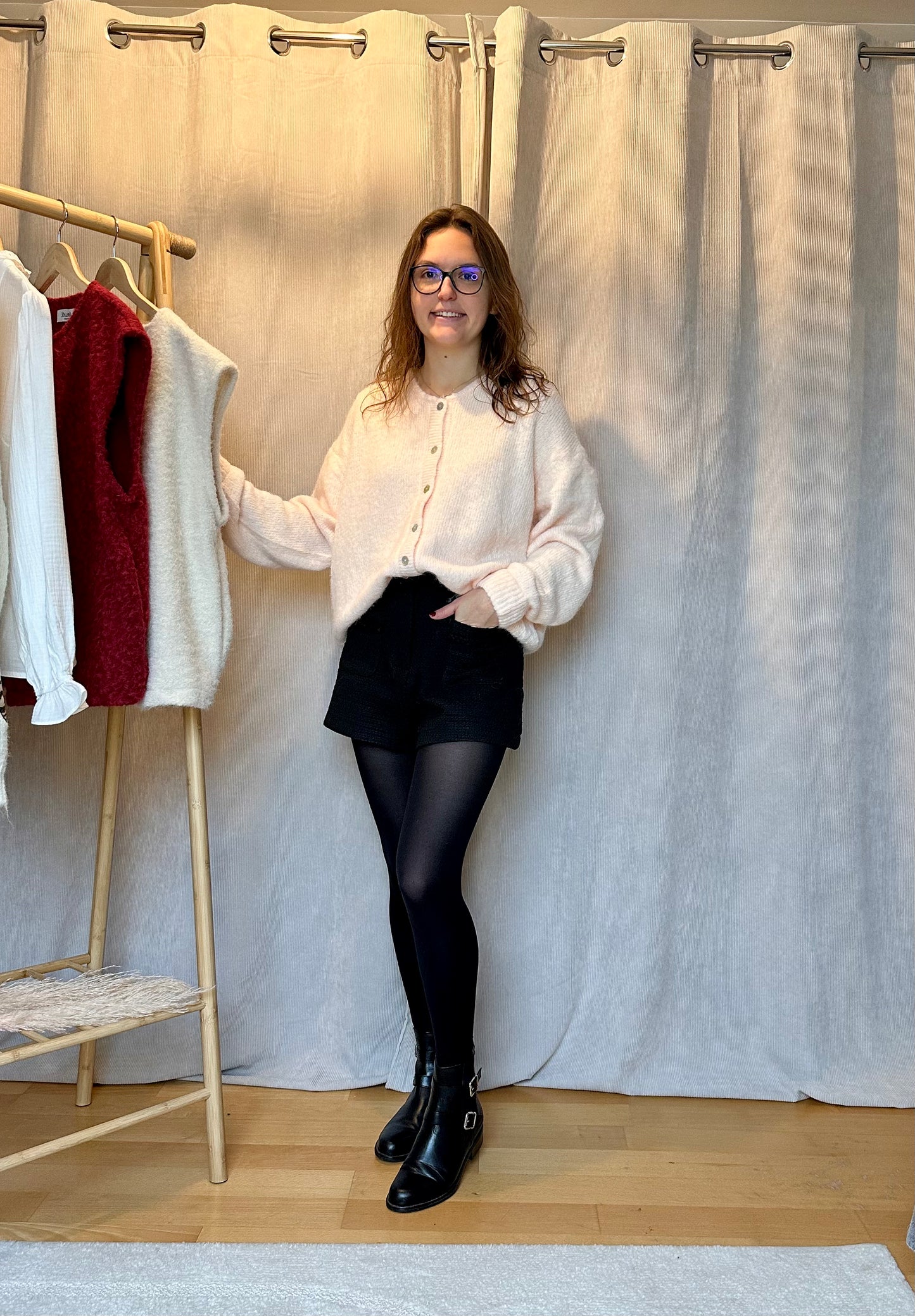 SHORT CAPUCINE - NOIR