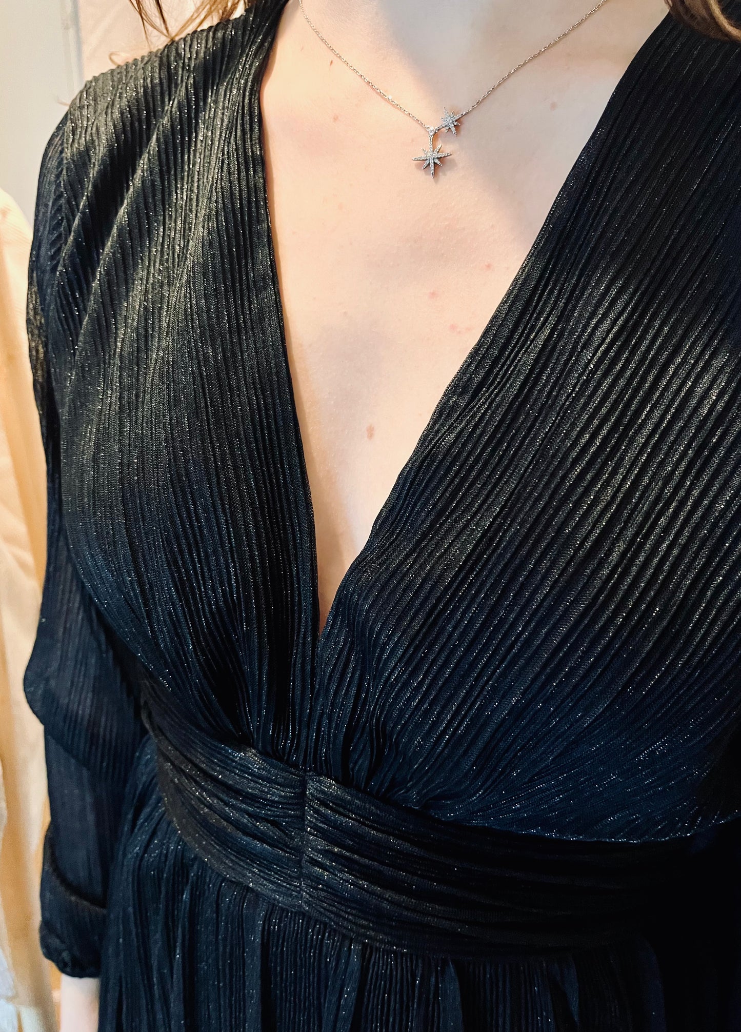 ROBE LOUISA - NOIR & ARGENT